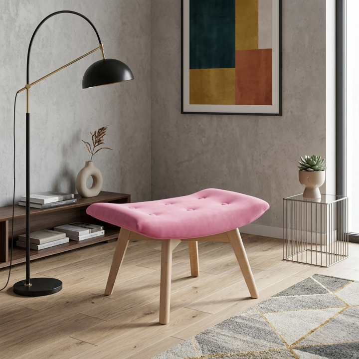 Podnóżek Inka w stylu skandynawskim