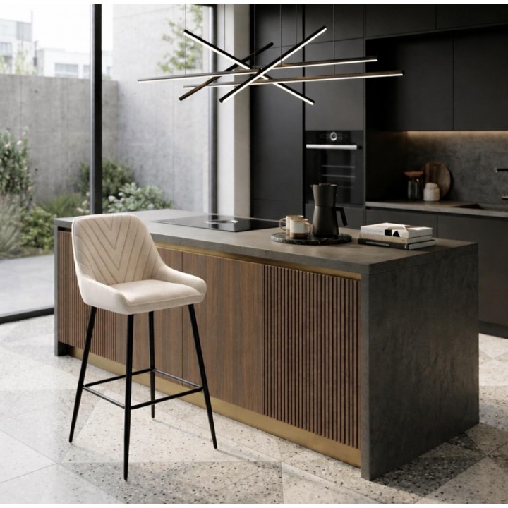 Hoker tapicerowany Vasto beżowy