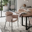 Krzesło tapicerowane Breda beżowe