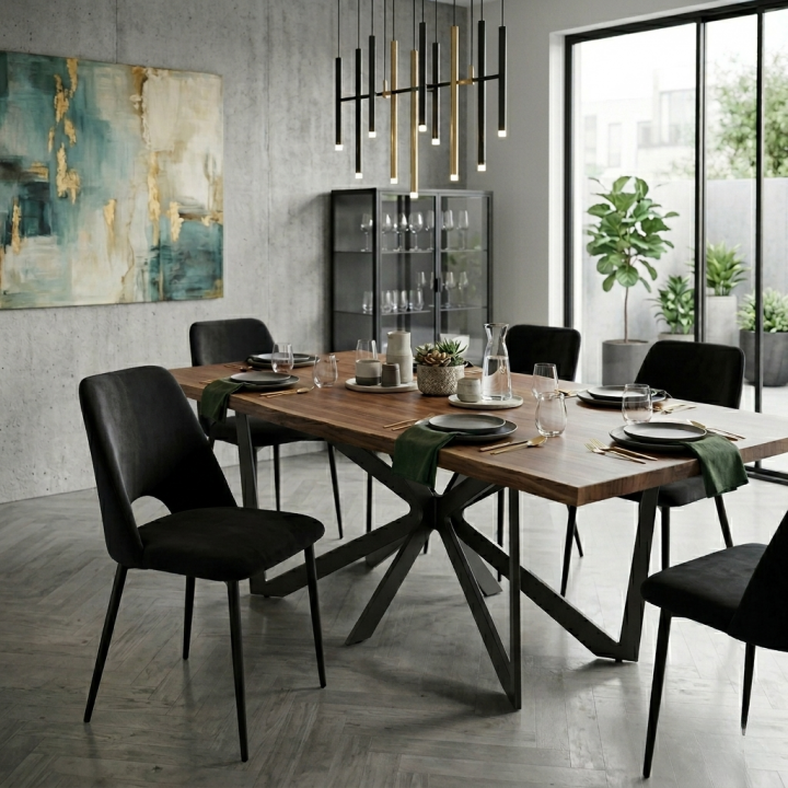 Krzesło tapicerowane Oro czarne