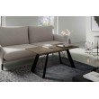 Prostokątny stolik kawowy Satis dark grey chicago concrete