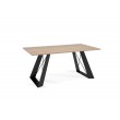Prostokątny stolik kawowy Satis truffle brown davos oak