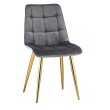 Krzesło tapicerowane Coral szare