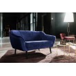 Sofa Scandi 2 osobowa w stylu skandynawskim granatowa
